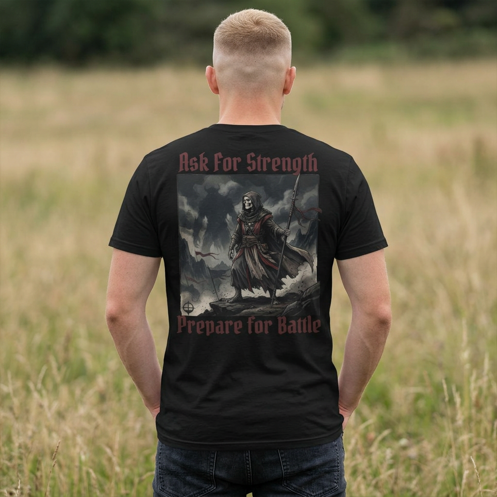"Strength Through Battle" Tee